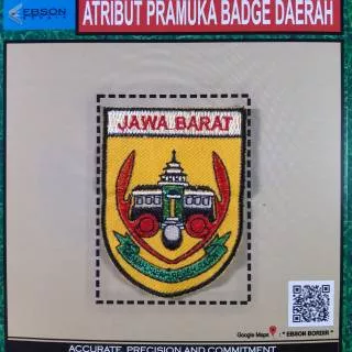 Atribut Pramuka Bet / Logo / Bordir Sekolah Jawa Barat Grosir Murah