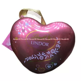 Lindt Lindor Heart Chocolate 37gr Coklat Box Love Valentine Kotak Love Cinta Mini Kecil