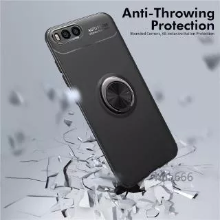 Casing Hard Case Xiaomi Mi Note 3 Note3 dengan Ring Holder Magnetik