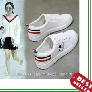 Terlaris Sepatu Wanita Sneaker Foxing White Shoes .,,.,.,