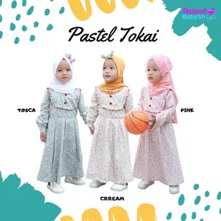 GAMIS ANAK PASTEL TOKAI SERIES GAMIS ANAK LUCU GROSIR GAMIS ANAK