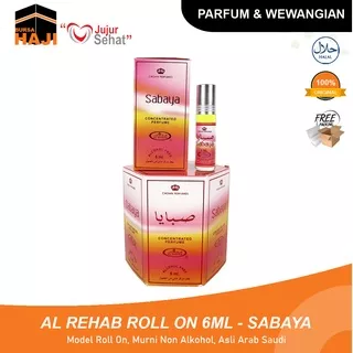 Parfum Al Rehab Original 6 ml SABAYA Parfum Arab Non Alkohol Murah Parfum Sholat Roll On Tahan Lama