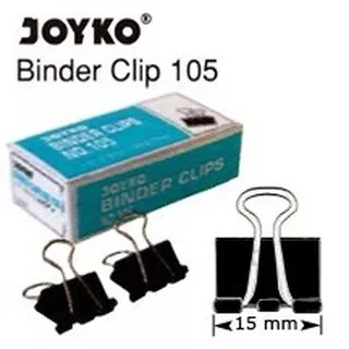 Binder Clip 105 15mm Joyko / Kotak