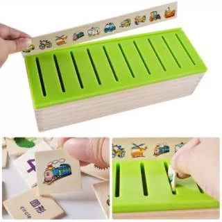 Knowledge classification box / puzzle anak / box set anak / puzzle kayu / mainan edukasi bayi balita