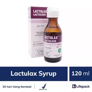Lactulax Syrup - 120 ml - Obat untuk sembelit atau konstipasi kronis - LIFEPACK