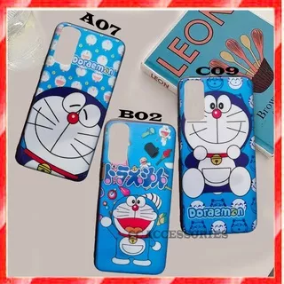 Case Casing Soft Case Doraemon Samsung A21S J2 Prime Grand Prime G530 J1 J2 J5 J5 2015 J6 Plus J1 Ace M10 New Case Casing TPU Pelindung Hanphone Hp Dora Emon Biru Blue Fuze Glass Silicon