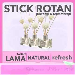 [ 100% Original ] aneka Aroma terapi stik rotan | Difusser aroma | Parfum Ruangan | infuser | humidifier | Aroma Diffuser Reed Sticks Rattan | parfume | farfum parpum | pengharum ruangan | mobil | hotel |  harum segar healing | hiling murah