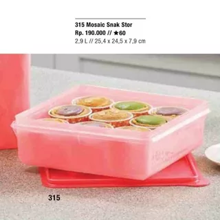 Tupperware termurah Toples Mosaic Snack Stor