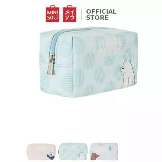 Pouch Miniso Official Tas kosmetic We Bare Bears-Rectangle Cosmetic Bag