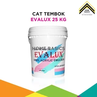 Cat Tembok Murah Evalux Putih 25 kg / Pail / Cat Dinding / Cat Air