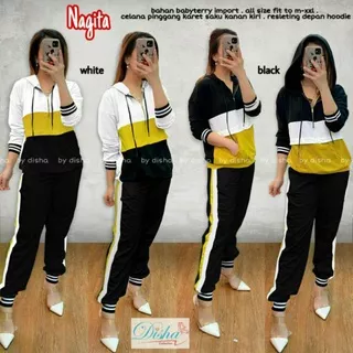 NAGITA SET by Disha||Baju Olahraga/Set Olahraga/Setelan Olahraga/Set Training/Baju Training Wanita