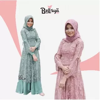 DRESS BRUKAT PEVITA TERBARU DRESSMURAH ZHINARA DRESS BROKAT BIG Size BUSUI (COD)NEW ARRIVAL GAMIS REMPEL TILLE TUTON/GAMIS PESTA MUSLIMAH/GAMIS PESTA SUPER MEWAH/GAMIS PESTA TERBARU QUALITY PREMIUM BRAND ORIGINAL REALPICT 100%