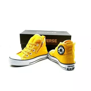 Sepatu Converse All Star Zipper High Kuning
