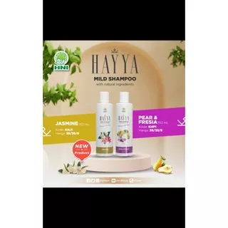 HNI Shampoo Propolis/Hayya Mild Shampoo Pear&Fresia/Hayya Mild Shampoo Jasmine produk Anti Rontok HNI