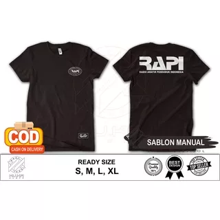 Kaos Baju RAPI (Radio Antar Penduduk Indonesia) Kualitas Distro Premium -