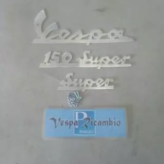 Emblem Vespa Super