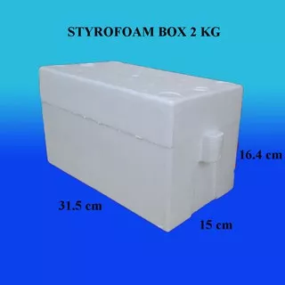 Styrofoam Box 2KG / Fishbox 2kg / Cooler Box / Sterofoam