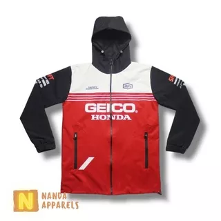 JAKET PRIA, JAKET PARASUT JAKET SUNMORI, JAKET SUPERMOTO MOTOCROSS HONDA GEICO 100% JAKET CRF JAKET MOTOR TOURING JAKET HONDA GEICO JAKET PRIA WATERPROOF JAKET KEREN A