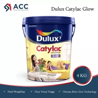 Dulux Catylac Glow Warna Putih 1501 Cat Tembok Interior 5 kg Galon