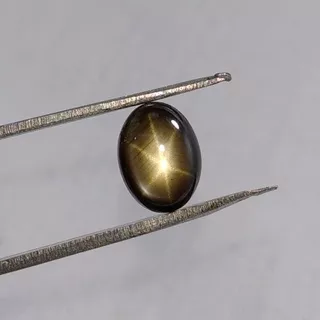 Batu Black Safir Star Asli natural (Tanpa ring)
