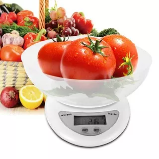 AA-27 Homiy Timbangan Digital Mangkok Max 5 Kg Kitchen Scale Buah Sayur Herbal Daging bumbu