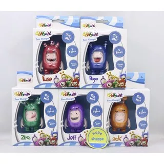 Mainan Action Figure Oddbods Face Changer Original Bisa Berubah 3 Ekspresi Wajah Pogo Slick Zee Jeff