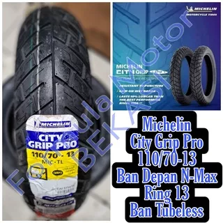 110/70-13 Ban Michelin City Grip Pro Tubeless - Ban Depan NMAX - Ban Motor Ring 13