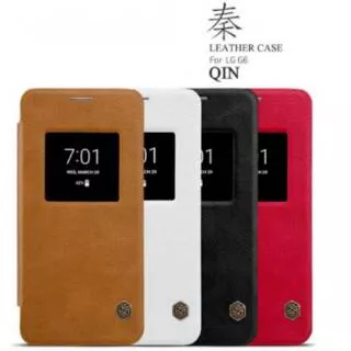 flipcase flipcover Nillkin Qin leather case LG G6