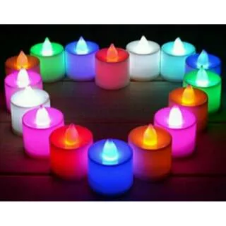 Lampu Lilin Led Mini Elektrik - Candle Light 25 gr Hiasan Natal Souvenir Valentine Candles