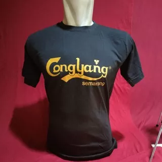 Kaos congyang Semarang, Desain Warna Gold/emas, elegan, Simple dan keren