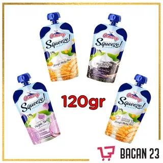 Cimory Squeeze Yogurt (120g) ( Peach - Original - Blueberry ) / Susu Yogurt / Bacan 23 - Bacan23
