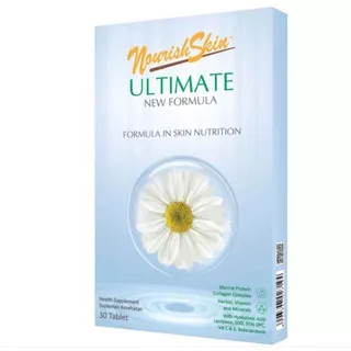Nourish Skin Ultimate New Formula 30 Tablet | Nourishskin Ultimate isi 30 tablet | Suplemen anti aging | Vitamin kulit | kering | Nuris Skin Ultimate