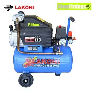 LAKONI IMOLA 225 Kompresor Angin 2HP Portable Air Compressor 25 ltr