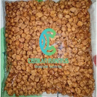 Jagung goreng pedas manis renyah 500 gram | kriuk | kremes | gorengan | jagung goreng pedas | enak d