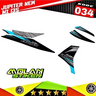 Decal Sticker Striping Variasi Jupiter Mx 135 New 2011-2016 - Jupiter Mx 135 New 5Speed - Jupiter Mx 2011 Keatas - NJMX | Yamaha Spark 135/Yamaha Exciter R 135/Yamaha LC 135/Yamaha Sniper 135/Yamaha CryptonX 135 |¹?