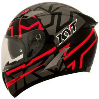 Helm KYT Falcon 2 Original Faster Red, bukan Vendetta