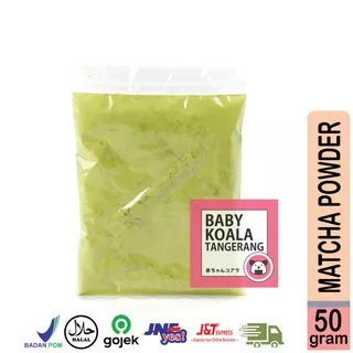 MATCHA POWDER Bubuk Green Tea Food Grade 50 g.