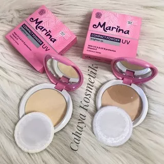 Marina Compact Powder UV Brighten up 12g/Marina Compact Powder/Marina Compact/Compact Powder/Compact