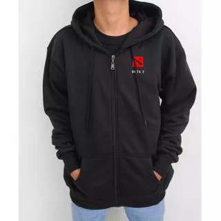 Jaket Dota 2 Big Size S M L XL XXL XXXL XXXXL XXXXXL / Warna Hitam / Fleece Premium Cotton/Ppromo