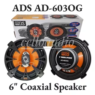 Speaker Coaxial 6 ADS AD-603OG Pintu Mobil 6 Inch 3 Way AD 6030