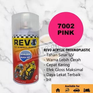 Cat Semprot Acrylic Flourescent Revo PINK 7002 – PILOK PILOX AKRILIK