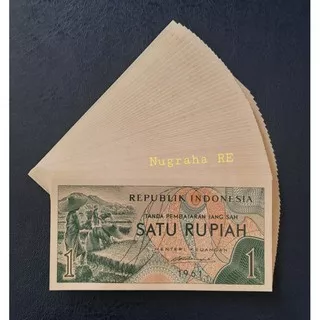 UANG KUNO 1 RUPIAH TAHUN 1961