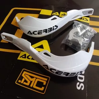 Handguard - Proguard - Pelindung Tangan - Hand Guards Protector Trail Acerbis Tulang Plus Cover Putih Universal