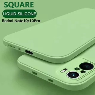 Casing Xiaomi Redmi Note 10 Pro Note10 10Pro Note10Pro 4G Square Liquid Silicone Phone Case Camera Protection Fashion Couple Soft Casing Back Shockproof Cover For Xiomi Redmi Note 10 Pro