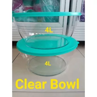 Clear bowl Tupperware(1 pcs)