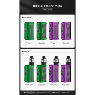 Thelema Quest Box Mod Clear 200W