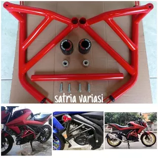 crashbar vixion R vva/tubular all new vixion, pengaman bodi motor vixion r