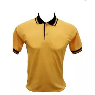 Kaos Kerah Kombinasi Kuning - Polo Kerah Kombinasi Murah Warna Kuning - Warna - Lacoste - Shirt Pria
