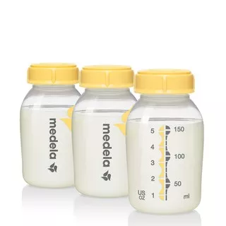 Botol Asi Medela isi 3 Medela Breastmilk Bottles with Imprint 150ml isi 3 Pc Botol Asi Medela wadah asi botol susu medela