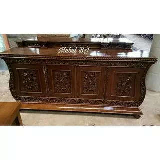 Bufet TV Ukir Mebel Jati Bufet Murah Bufet Jati Mebel Jepara Mebel Murah Furniture Jati Jepara